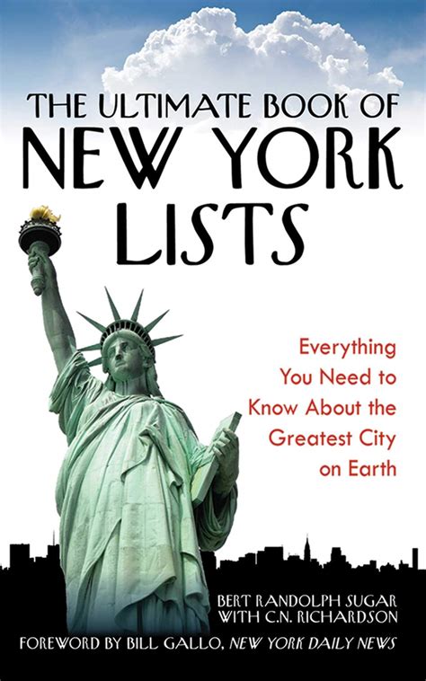 The Ultimate Book of New York Lists: Everything You Need to Know About the Greatest City on Earth Reader